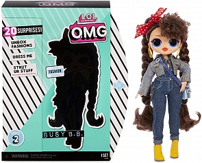 Кукла L.O.L. Surprise! O.M.G. Series 2 Busy B.B. 20 сюрпризов (MGA Entertainment, 565116)